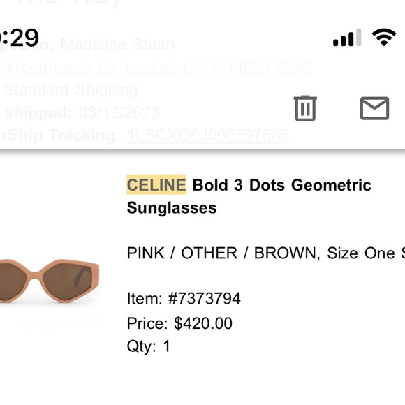 CELINE Bold 3 Dots Geometric
Sunglasses - Picture 5 of 5